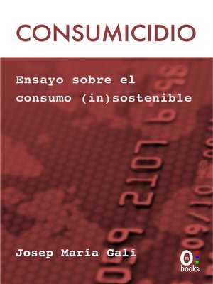 cover image of Consumicidio